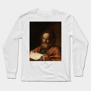 Saint Luke by Guercino Long Sleeve T-Shirt